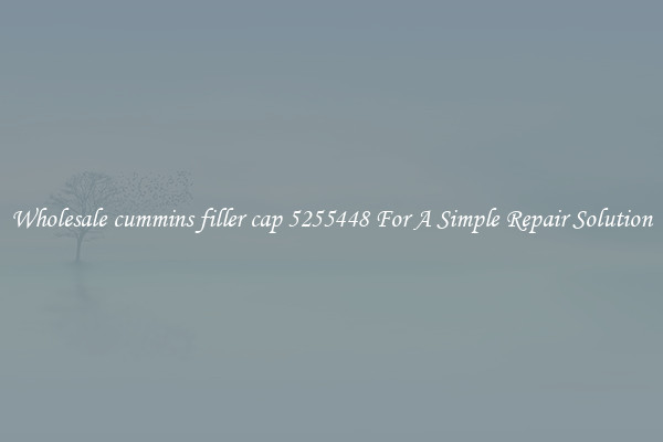 Wholesale cummins filler cap 5255448 For A Simple Repair Solution
