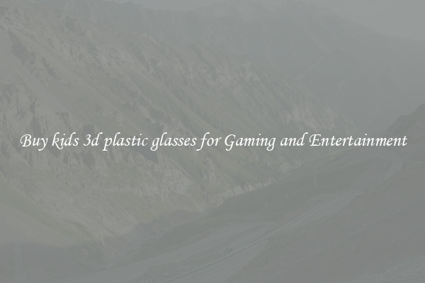 Buy kids 3d plastic glasses for Gaming and Entertainment
