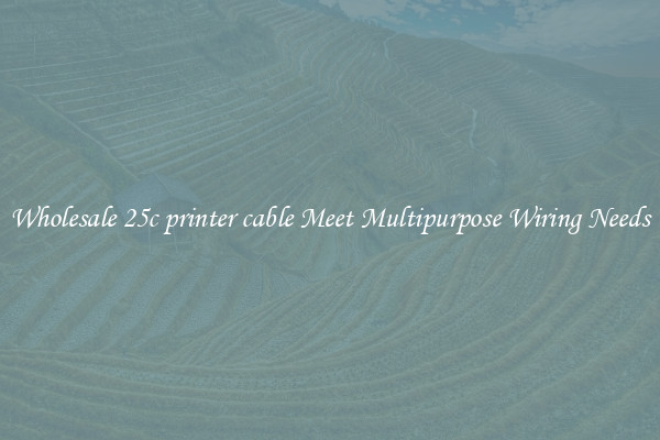 Wholesale 25c printer cable Meet Multipurpose Wiring Needs
