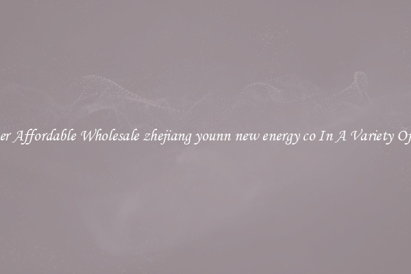 Discover Affordable Wholesale zhejiang younn new energy co In A Variety Of Forms