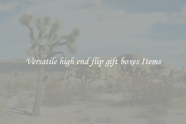 Versatile high end flip gift boxes Items