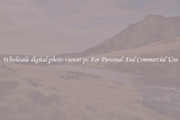 Wholesale digital photo viewer pc For Personal And Commercial Use