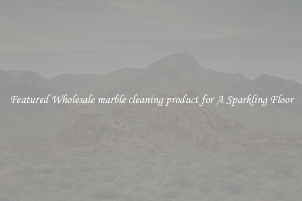 Featured Wholesale marble cleaning product for A Sparkling Floor