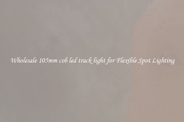 Wholesale 105mm cob led track light for Flexible Spot Lighting