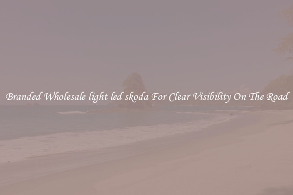 Branded Wholesale light led skoda For Clear Visibility On The Road
