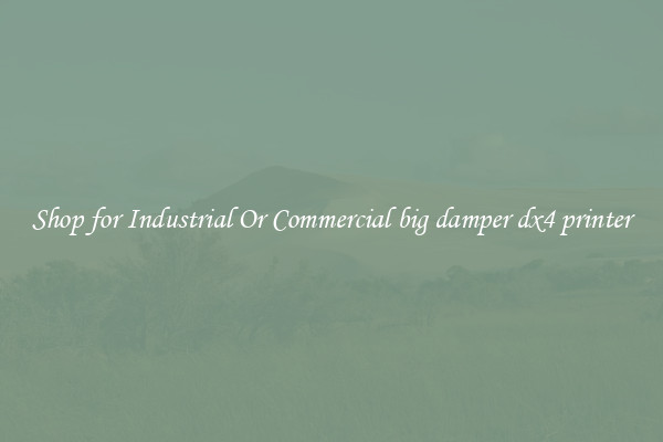 Shop for Industrial Or Commercial big damper dx4 printer